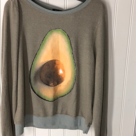Wildfox Avocado Baggy Beach Jumper - Picture 5 of 6